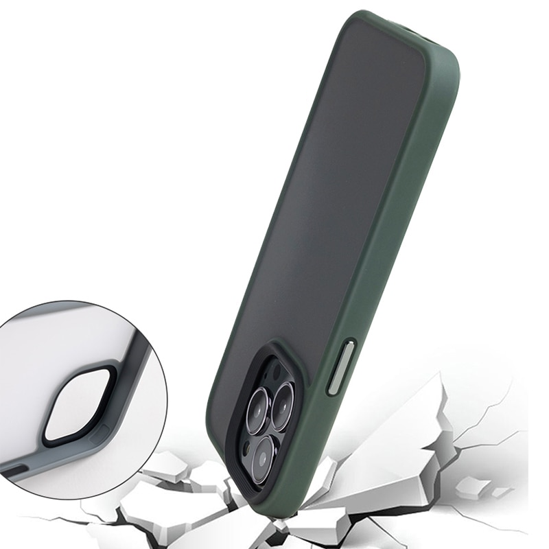 Capa iPhone Shockproof Fosco Anti Impacto