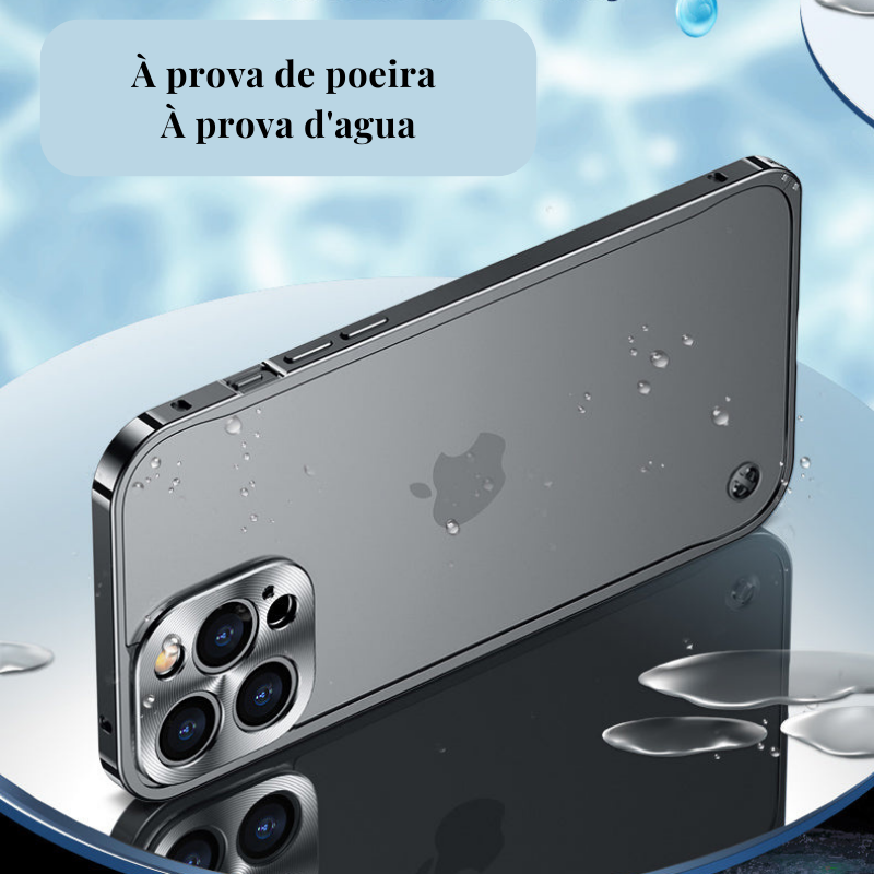 Capa iPhone Metal Protect - Feita de Alumínio Aeronáutico