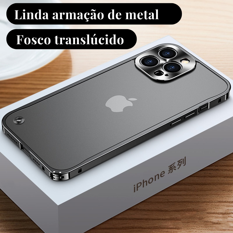 Capa iPhone Metal Protect - Feita de Alumínio Aeronáutico