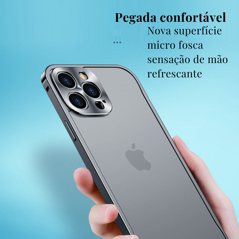 Capa iPhone Metal Protect - Feita de Alumínio Aeronáutico