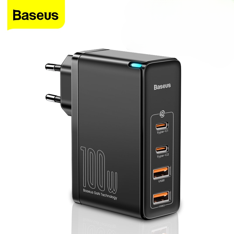 Gan Pro Baseus - Carregamento Rápido 100w