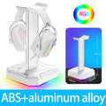 Aluminuim Alloy Headphone Stand RGB Backlight Gaming Headset Display Holder Rack Vertical Bracket Hanger For PUBG Computer Gamer