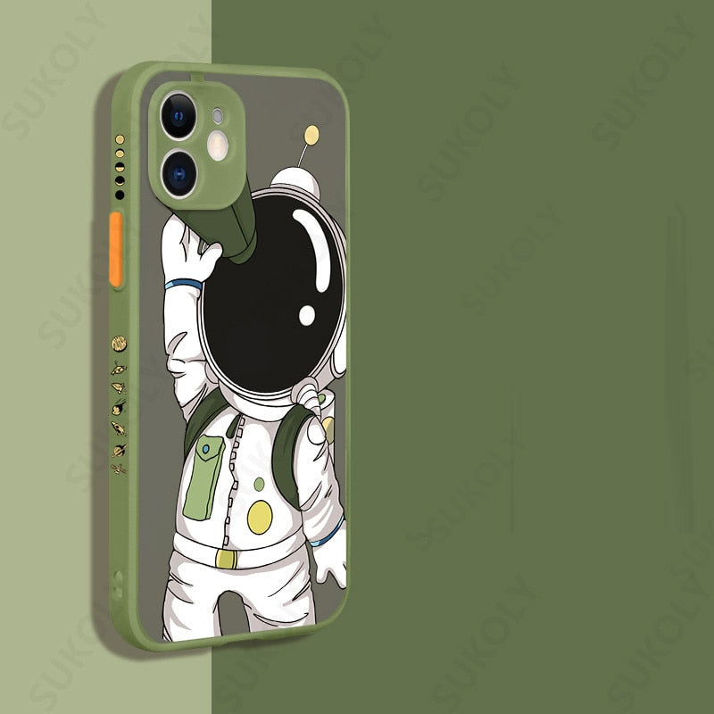 Capinha iPhone Astronauta Fosco