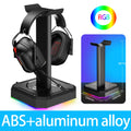 Aluminuim Alloy Headphone Stand RGB Backlight Gaming Headset Display Holder Rack Vertical Bracket Hanger For PUBG Computer Gamer