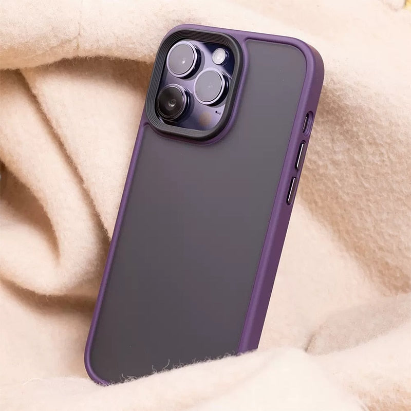 Capa iPhone Shockproof Fosco Anti Impacto